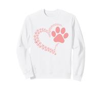 Cute Dog Paw Print Canine Whisperer Cat Lovers Sweatshirt