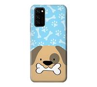Cute Dog Paws Bones Cartoon Case Cover For Honor V30 Pro