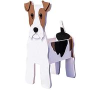 Cute Dog Planter, Fox Terriers Plant Pots, PVC Herb Garden Flower Pots, Dog Cartoon Shaped Plant Container Holder, Gifts for Pet Lovers, 43x25cm/16.92x9.84in