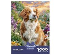 Cute Dog Premium Jigsaw Puzzle Designed for Calm Home Entertainment, Built Around Pet to Encourage Focus Patience And Relaxed Enjoyment during Quiet Moments 70x50cm/1000pcs