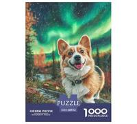 Cute Dog Premium Jigsaw Puzzle Designed for Calm Home Entertainment, Built Around Pet to Encourage Focus Patience And Relaxed Enjoyment during Quiet Moments 52x38cm/1000pcs
