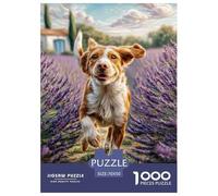 Cute Dog Premium Jigsaw Puzzle Designed for Relaxed Evenings, Featuring Pet with Refined British Visual Appeal, Suitable for Adults And Families Seeking Calm Focus 70x50cm/1000pcs