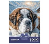 Cute Dog Premium Jigsaw Puzzle Designed for Relaxed Evenings, Featuring Pet with Refined British Visual Appeal, Suitable for Adults And Families Seeking Calm Focus 52x38cm/1000pcs