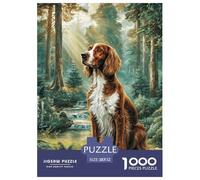 Cute Dog Premium Jigsaw Puzzle Designed for Relaxed Evenings, Featuring Pet with Refined British Visual Appeal, Suitable for Adults And Families Seeking Calm Focus 52x38cm/1000pcs