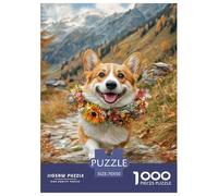 Cute Dog Premium Paper Jigsaw Puzzle Created for Mindful Evenings at Home, Centred on Pet And Offering A Rewarding Sense of Progress And Calm Focus 70x50cm/1000pcs