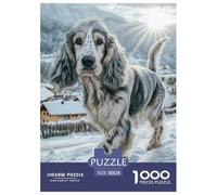 Cute Dog Premium Paper Jigsaw Puzzle Created for Mindful Evenings at Home, Centred on Pet And Offering A Rewarding Sense of Progress And Calm Focus 38x26cm/1000pcs