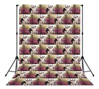 Cute Dog Printed Photography Backdrop, Photo Booth Backdrop For Photoshoot With Rod Pocket For Studio, Family Photos, Video Recording & Event Decor - 5x7ft