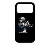 Cute Dog Pug Playing Trumpet Musician Music Case for iPhone 17 Pro Max