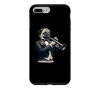 Cute Dog Pug Playing Trumpet Musician Music Case for iPhone 7 Plus/8 Plus