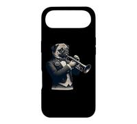 Cute Dog Pug Playing Trumpet Musician Music Case for iPhone Air