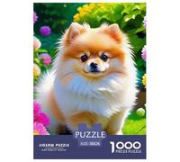 Cute Dog Puzzles 1000 Pieces Age 14+ for Adults Whimsical Challenge Perfect for Relaxation Home Decoration 100% Recycled Cardboard 38x26cm/1000pcs