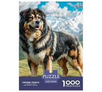 Cute Dog Refined Jigsaw Puzzle Experience Tailored for Quiet Evenings, Blending Pet with A Clean UK-style Composition for Focused And Calming Play 70x50cm/1000pcs