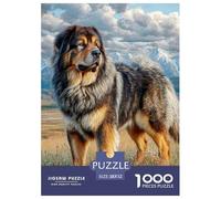 Cute Dog Refined Jigsaw Puzzle Experience Tailored for Quiet Evenings, Blending Pet with A Clean UK-style Composition for Focused And Calming Play 52x38cm/1000pcs