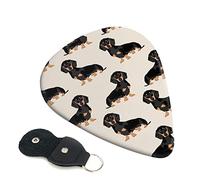Cute Dog Set Of 6 Guitar Plectrums For Acoustic Guitar, Electric Guitar, Bass, Ukulele - Thin, Medium And Thick.