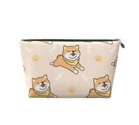 Cute Dog Shiba Inu, Toiletry Pouch Makeup Bag Cosmetic Bag Portable Travel Toiletry Bag