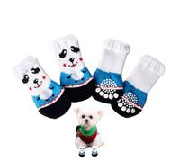 Cute Dog Socks, Non Slip Dog Socks | Non-slip Paw Protector with Animal Patterns | Soft Pet Socks for Indoor and Outdoor