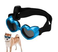 Cute Dog Sunglasses - Stylish Dog Glasses, Heart Sunglasses for Dogs - Eye Protection Glasses for Pets | Dog Glasses, Anti-Fog, Eye Protection Sunglasses with Adjustable Strap for There
