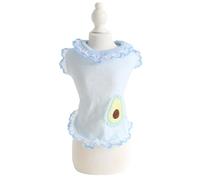 Cute Dog Sweety Style Camisole Top T-Shirt with Printed Avocado for Small, Extra Small Dog Teddy, Pug, Chihuahua, Shih Tzu, Yorkshire Terriers XL