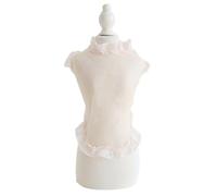 Cute Dog Sweety Style Transparent Apricot Camisole Top T-Shirt for Small, Extra Small Dog Teddy, Pug, Chihuahua, Shih Tzu, Yorkshire Terriers S