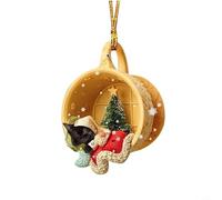 Cute Dog Themed Acrylic Pendant For Festive Decorations at Home or in Your Vehicle (8#)