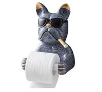 Cute Dog Toilet Paper Holder, Adorable Bathroom Hardware, Creative Room Organization Tool for Hotels, Pet Households, Sheep Farms, Small Spaces, Closets, and Restaurants, 17 x 13 x 24.5 cm