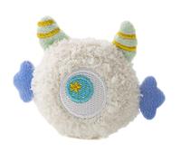 Cute Dog Toy, Chew Rope Ball with Cotton Made, Tug Rope Ring for Fun, Air-Permeable Soft Squeak Duck, Tough Chew Bone, Squeaky Plush Bone with Message Gum, Adorable Chew Buddy for Fun Teeth