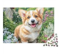 Cute DogJigsaw Puzzle Puppy Educational Toddler Learning Room Activity Safe 1000 Pieces 52x38cm/1000pcs
