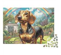 Cute DogJigsaw Puzzle Puppy Non Toxic Couples Logic Training Party Game Best Puzzle Gift 1000 Pieces 52x38cm/1000pcs