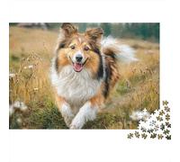 Cute DogJigsaw Puzzle Puppy Toddler Learning Game Classroom 1000 Pieces 38x26cm/1000pcs