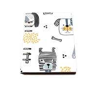 Cute Dogs A5 Notebook, Pu Leather Notebooks, Lined Paper Spiral Bound Notebook A5 180Pages/90Sheets, Writing Books for Home, Note Pads for Writing, Study Essentials Women Man