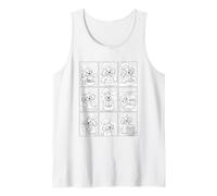 Cute Dogs Baking Pastry Chef Tank Top