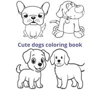 Cute dogs Coloring Book: Enjoy coloring dogs of different breed. 34 Pages Format Size 8.5 X 11 inches (21.59 X 27.94 cm)