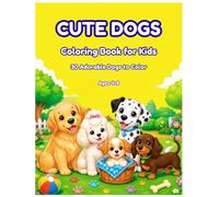 Cute Dogs Coloring Book for Kids