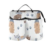 Cute Dogs Paws Cup Holder Suitcase Foldable Airplane Travel Accessories Travel Gifts for Drink Beverages Caddy Coffee