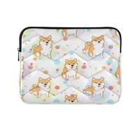 Cute Dogs Playful Poses Laptop Cover Case, Padded Computer Bags for Laptops 15.6 Inch for Women Men