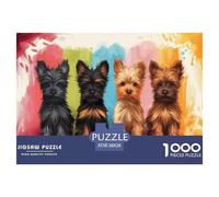 Cute Dogs1000Pieces JigsawPuzzlesanimal ForAdults Colourful LargePiecePuzzles Age12+byth ThemeFlowersandBirds Fun, Challenging 38x26cm/1000pcs