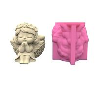 Cute Doll Girl Series Flower Pot Gypsum Concrete Crystal Epoxy Resin Mold Flower Vase Silicone Mold Pen Holder