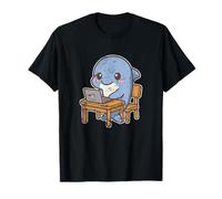 Cute Dolphin at Laptop Desk T-Shirt