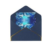 Cute Dolphin Greetings All Occasion Cards For Thank You Birthday Congratulations Envelopes Blank Cards