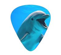 Cute Dolphin Guitar Plectrums 12 Pieces For Ukulele Bass Instrument Accessories