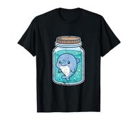Cute Dolphin in Ocean Jar T-Shirt