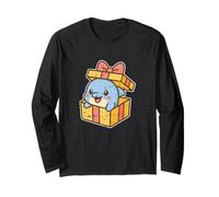 Cute Dolphin in Surprise Box Long Sleeve T-Shirt