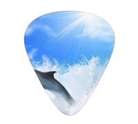 Cute Dolphin Premium Bass Electric Guitar Picks,Guitar Plectrum For Unparalleled Musical Experience