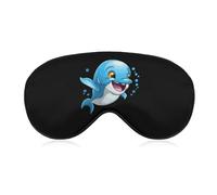 Cute Dolphin Sleep Mask BlockLight Sleeping Eye Mask Comfortable Night Sleeping Mask Ultralight Travel Eye Cover for Women Men
