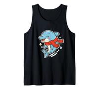 Cute Dolphin Winter with Scarf Tank Top