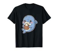 Cute Dolphin with Hot Cocoa T-Shirt