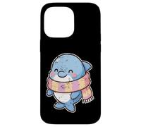 Cute Dolphin With Scarf Case for iPhone 14 Pro Max