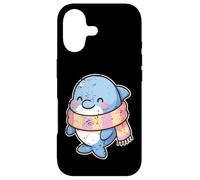 Cute Dolphin With Scarf Case for iPhone 17