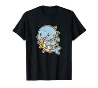 Cute Dolphin with String Lights T-Shirt