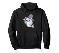 Cute Dolphin Wizard Magic Wand Pullover Hoodie